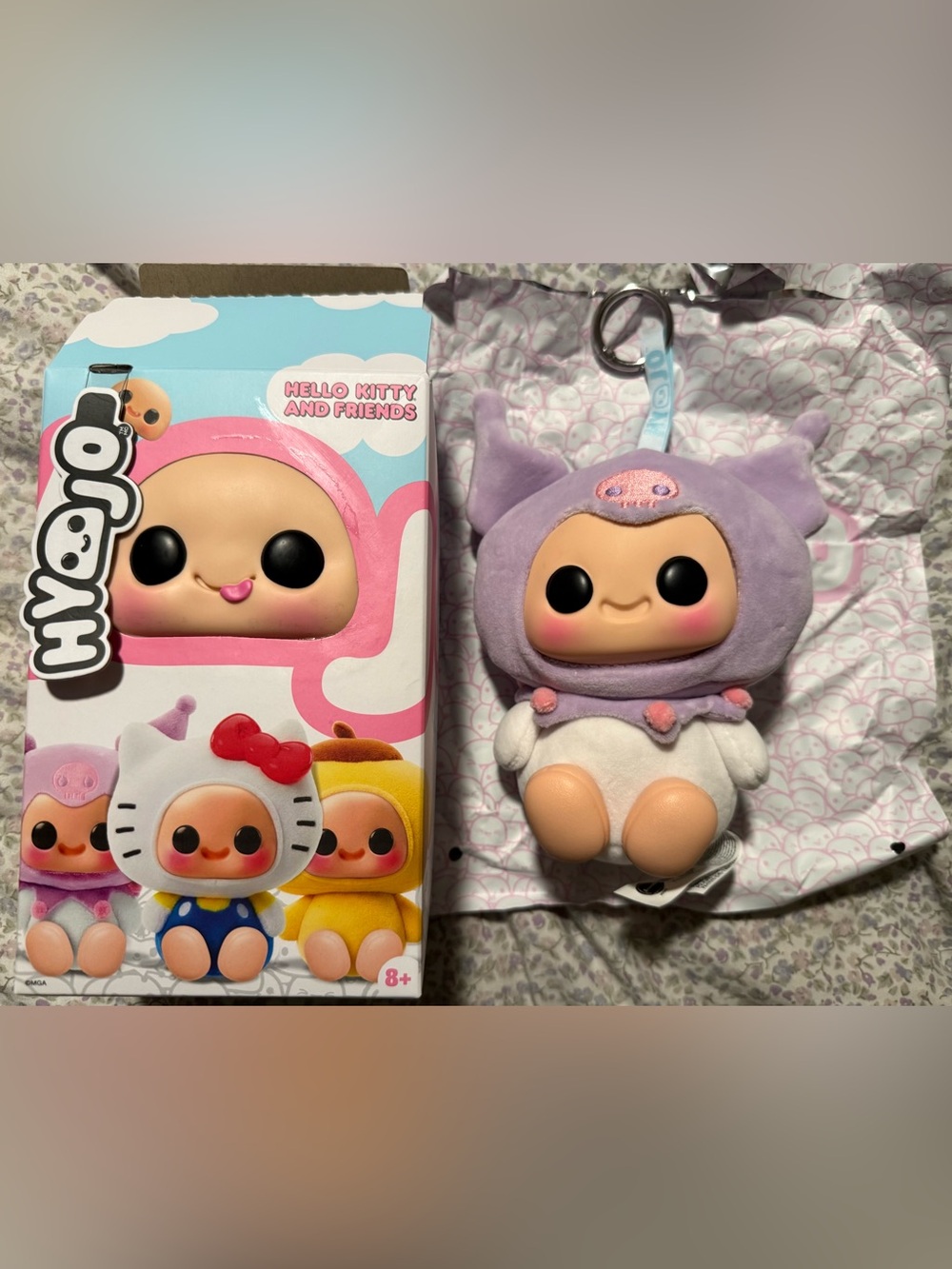 Hyojo Hello Kitty and Friends Blind Box Collectible Stuffed Plush Toy Keychain